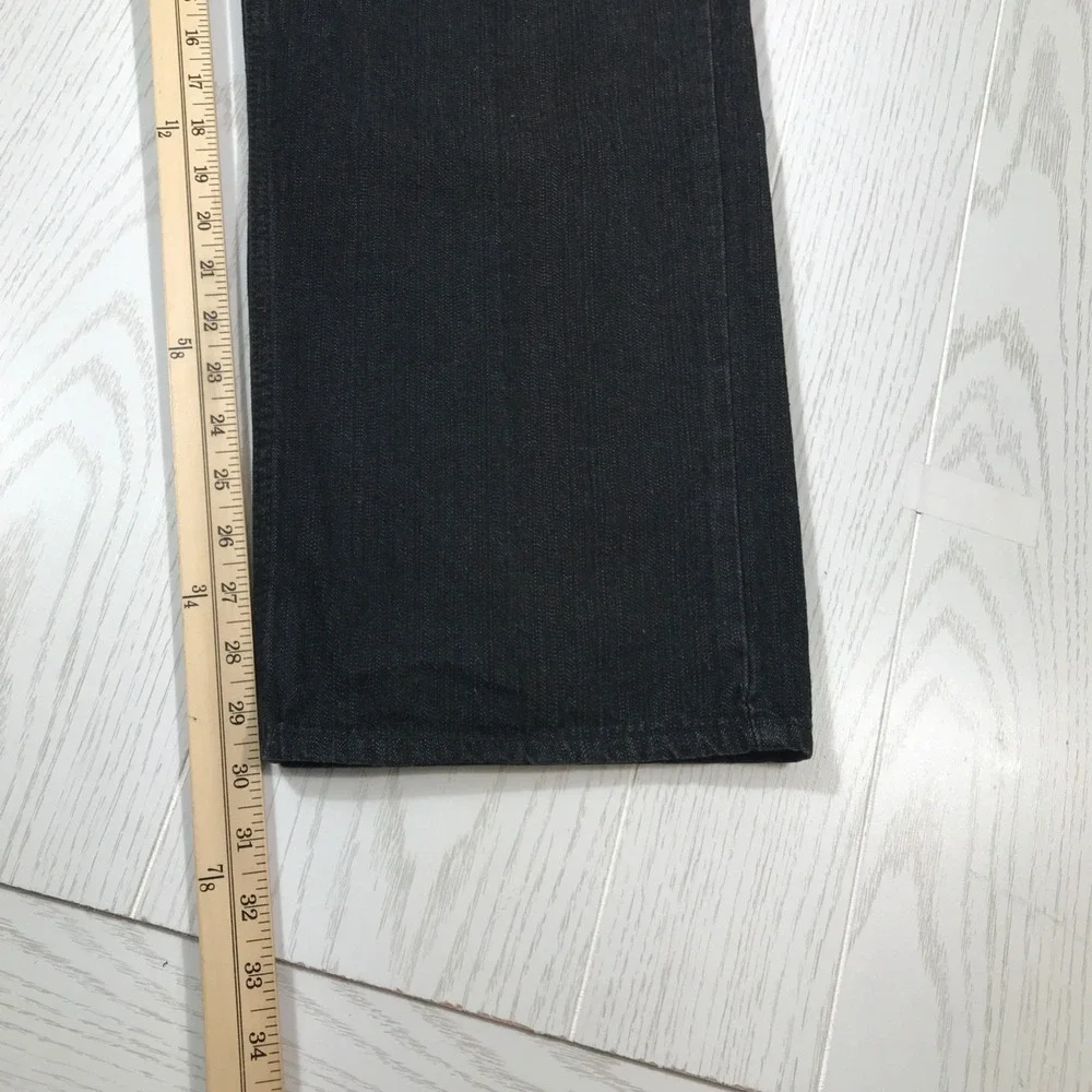 Vintage Beverly Hills Polo Club Jeans Men 38x30 Black Wide Leg Hip Hop 90s Baggy